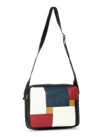 DIFFUSE MULTICOLOR UNISEX CROSSBODY LEATHER SLING BAG