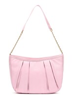 THINK PINK | PLEATED VEGAN HANDBAG, A stunning fusion of style, sustainability, and functionality.