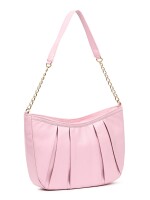 THINK PINK | PLEATED VEGAN HANDBAG, A stunning fusion of style, sustainability, and functionality.