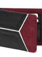 INK GARNET | GENUINE LEATHER MEN'S BIFOLD WALLET