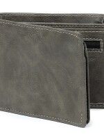 NESH SPRUCE GREY | VEGAN LEATHER MEN'S BIFOLD WALLET