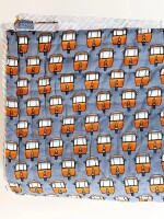 Cute Auto Orange Kids Quilt Single Quilt 40x60 Inches