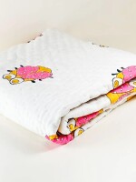 Bright Bee Kids Single Quilt , Double Sided | 40x60 Inches