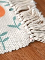 Perfect decorative 100% Pure Cotton Recyled pet doormats for different areas of room