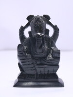 Pure Black Stone Marble Ganesha Idol