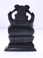 Pure Black Stone Marble Ganesha Idol