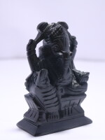 Pure Black Stone Marble Ganesha Idol