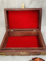 Wooden Jewellery Box for Women Organizer Hand Carved Carvings Gift Item set Of 3