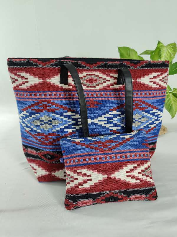 Baguette - Multicolor canvas bag with FF embroidery | Fendi
