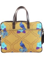 Peacock Motif Stylish Laptop Bag