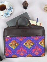 Multicolour Motif Designer Laptop Sleeve