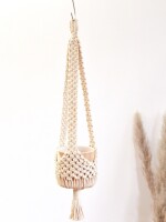 Large Macrame Basket Plant Hanger | Classic plant holder | Timeless home decor | Ceiling and window hanging planter