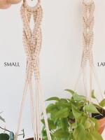 Macrame “Infinity” Plant Hanger / Gifts for her/ Houseplants / Boho / Unique Gifts / Handmade / Wall Hanging / Eclectic / Gifts for him