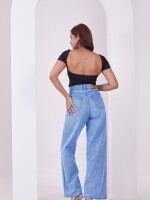 Wide Leg High Waist Denim Jeans – Timeless Style, Premium Comfort