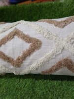 High quality 100% jute tufted long cushion cover with or without filler