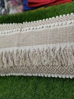 Crafted 100% jute tufted decorative cushion cover