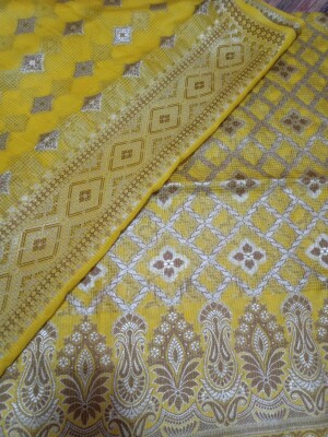 Banarasi Minakari Suit – Kota Check Design