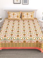 PATOLA -King size-100*108, Pure cotton double bed sheet