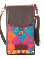 Floral Motif Crossbody Mobile Sling Bag