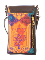 Multicoloured Motif Crossbody Mobile Sling Bag