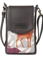 Deer Motif Crossbody Mobile Sling Bag