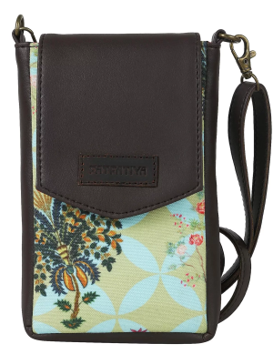 Garden Pattern Crossbody Mobile Sling Bag