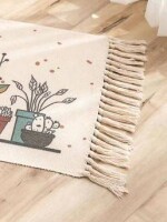 Attractive printed 100% cotton doormats for Home\decor home\Kitchen