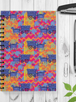 Horse Cart Design Spiral Notebook/Notepad