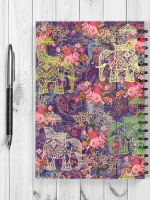 Psychedelic Abstract A5 Wiro Notepad