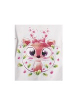 Oversized T-shirt deer printed