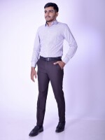 Poly viscose formal trousers for men