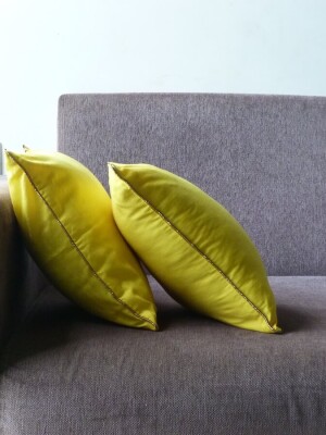 Cotton Silk Solid Colour Cushion Covers 12"*12"