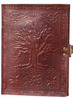 Tree Of Life Leather Journal With Lock Beautifully Handmade Tree Of Life Personal Notebook Daily Planner Travel Diary For Everyone