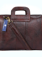 Leather Laptop Briefcase bag Crossbody Statchel Bag Office Laptop Case For Unisex .