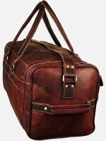 Genuine leather travel weekender overnight duffel bag Travel Gym Sports Overnight Weekender Leather Bag for men and women