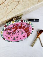 Marvels hand painted clutch bag (box) for women