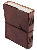 Leather Journal Notebook Diary Vintage Side Stitched Scrap Book Drawing Book Personal Diary (6 x 8 inches)