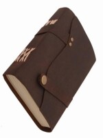 Handmade Buffalo Strap Button Leather Journal Unique Leather Writing Book Notepad Best Gift Idea.