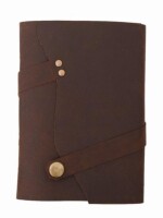 Handmade Buffalo Strap Button Leather Journal Unique Leather Writing Book Notepad Best Gift Idea.