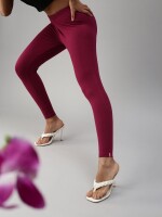 stylish purple ankle length cotton legging