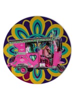 Gulabi Auto Rickshaw Mouse Pad