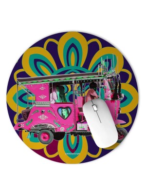 Gulabi Auto Rickshaw Mouse Pad