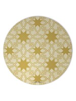 Rajasthani Jali Design Round Mouse Pad