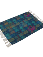 Geometric Design Printed Polyester Rug