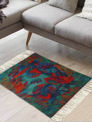 Marine Garden Living Room Recycled Rug