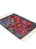 Abstract Love Living Room Recycled Rug