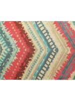 Red Arrow Head Recycled Rug