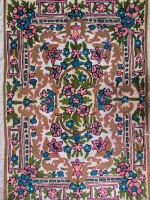 Chainstitch Rug Handmade Ari (Hook) Work, Used for table cover, wall hanging, Mats, Floor Rug