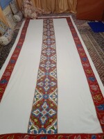 Handcrafted, Kashmiri Embroidered, Artistic Table Cover