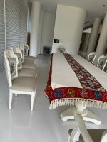 Handcrafted, Kashmiri Embroidered, Artistic Table Cover